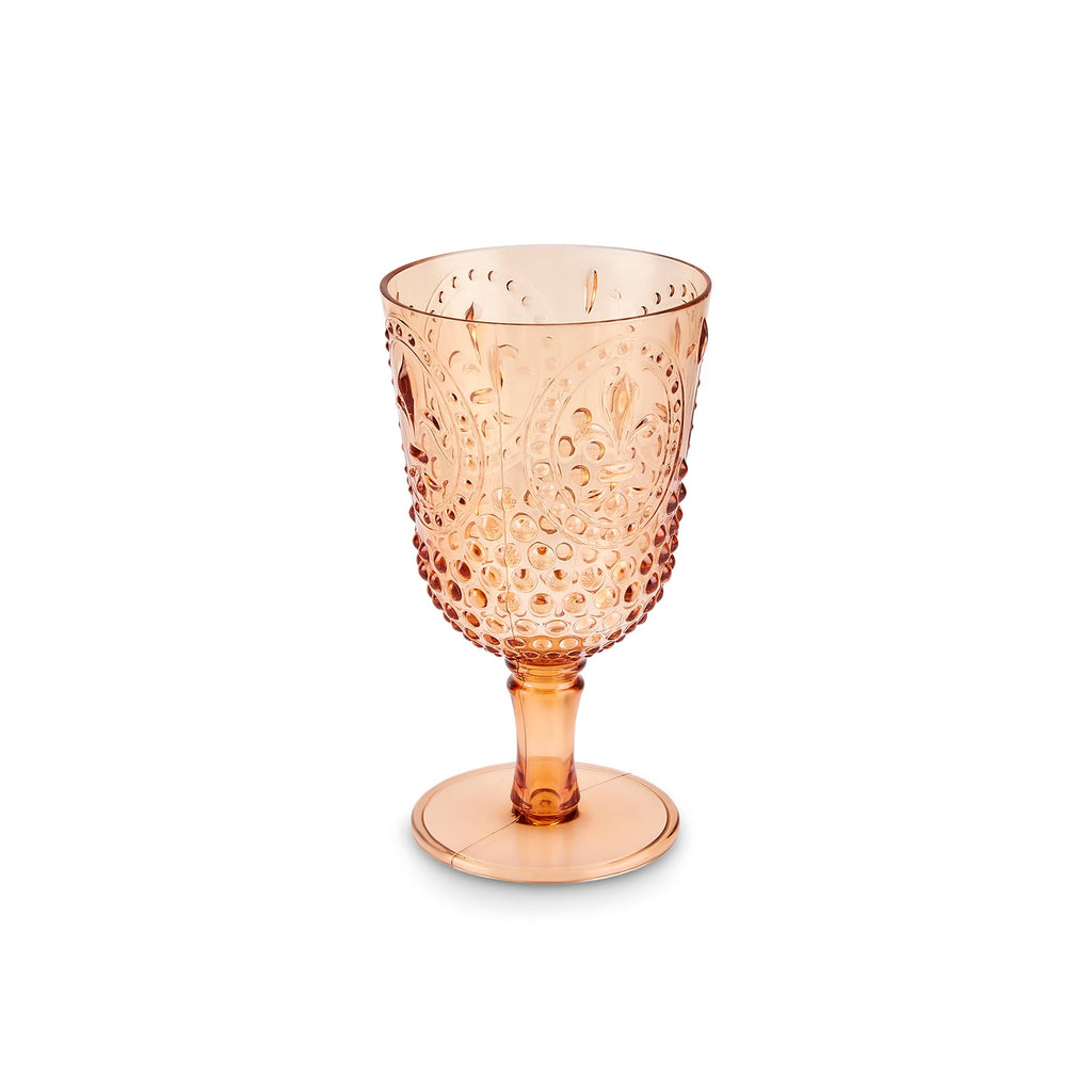 Verre à vin en acrylique Karaca Moise, 450 ml, Orange