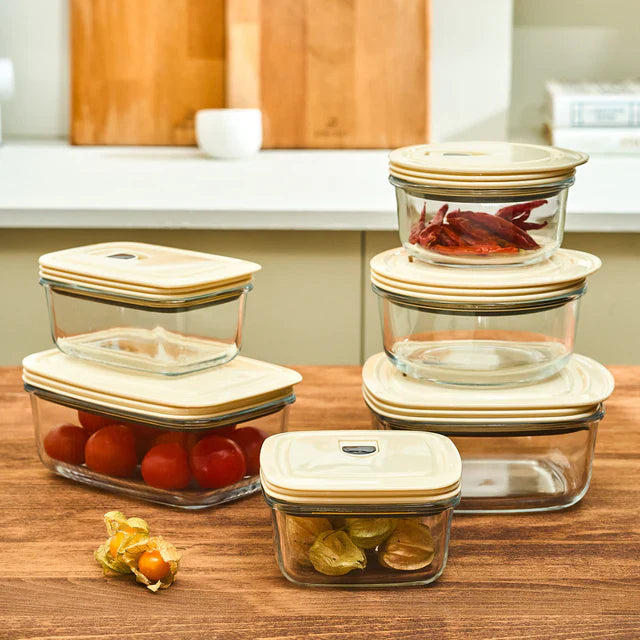Karaca Cream Récipient de Conservation Sous Vide 0,43 L