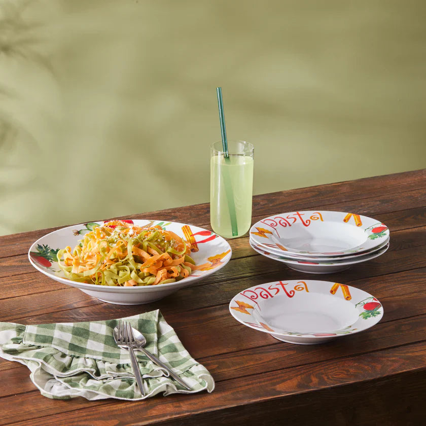 Set de Pâtes Karaca Sicilia 5 Pièces pour 4 Personnes