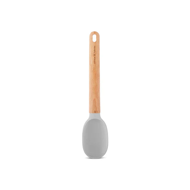 Cuillère de service en silicone Karaca X Refika avec manche en bois
