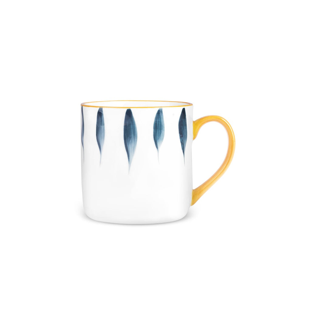 Karaca Canarie Set de tasses en céramique 2 pièces, 350 ml, Multicolore