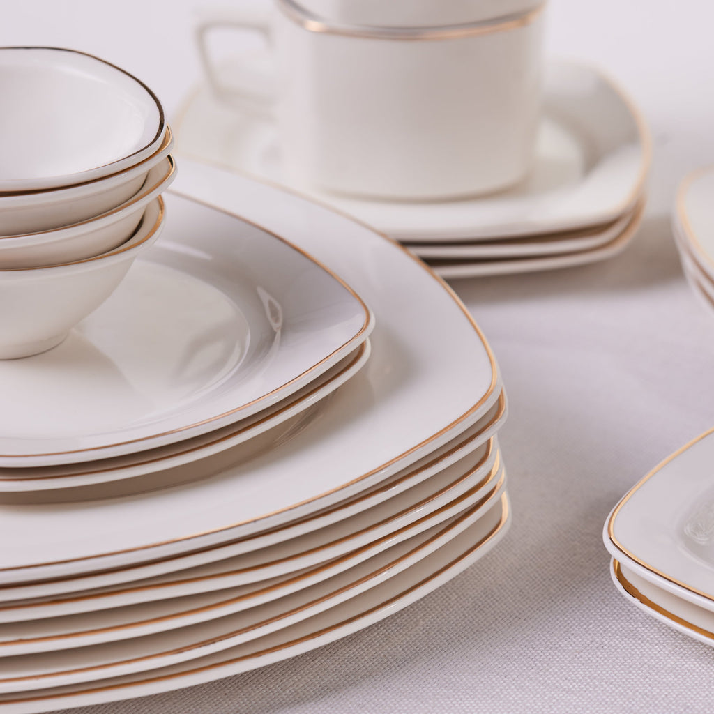 Karaca Padoca Gold Ensemble De Petit-déjeuner 26 Pièces Pour 6 Personnes