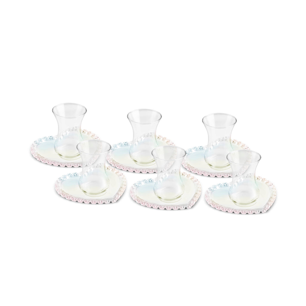 Karaca Rory Service à Thé 12 Pièces Pour 6 personnes 14 cm