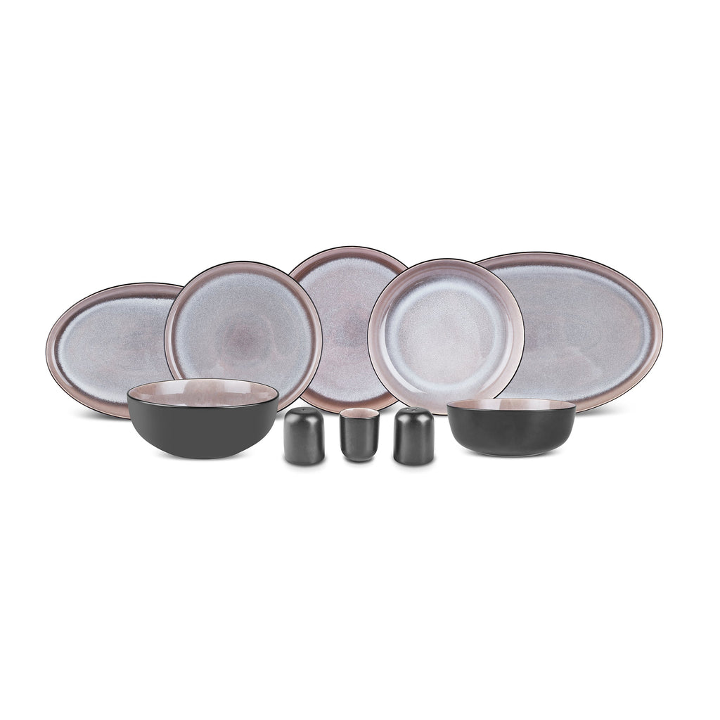 Ensemble de vaisselle Karaca Earth Collection Mercure 59 pièces pour 12 personnes