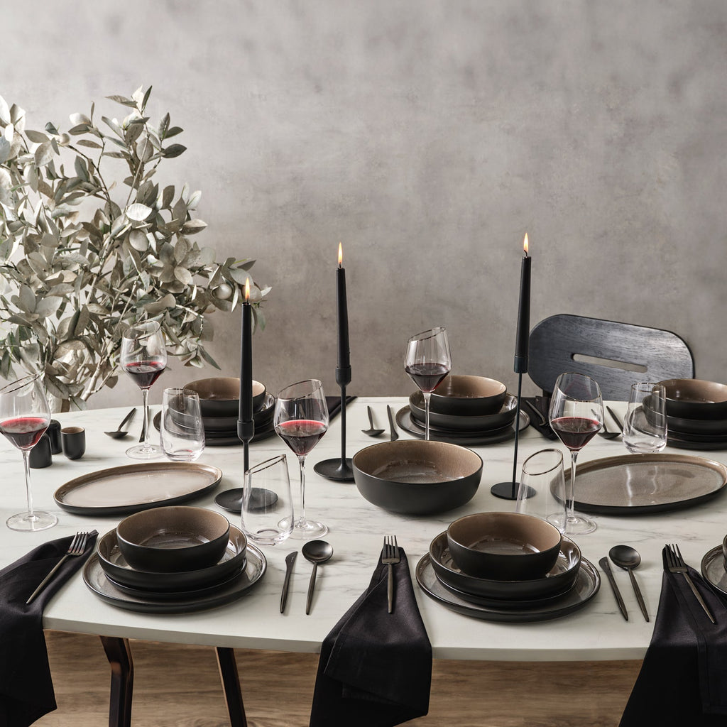 Ensemble de vaisselle Karaca Earth Collection Mercure 59 pièces pour 12 personnes