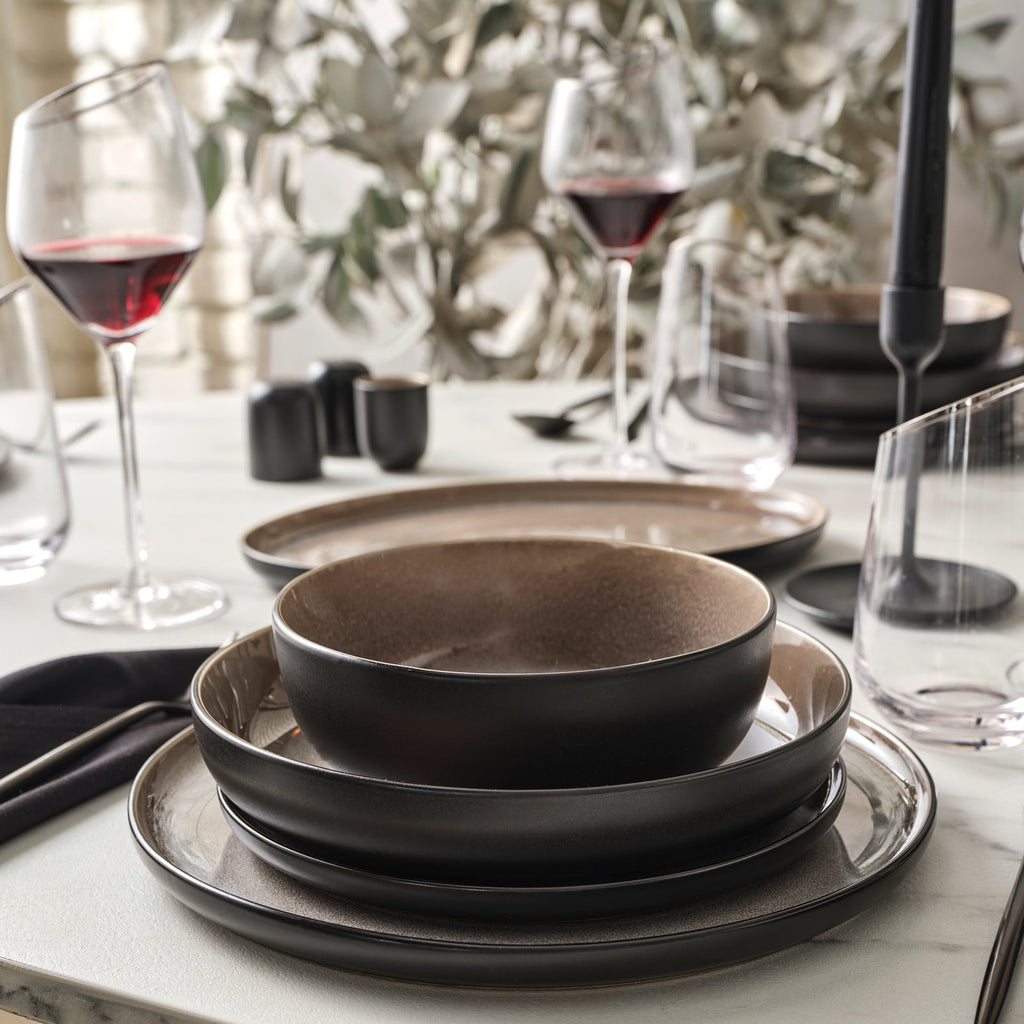 Ensemble de vaisselle Karaca Earth Collection Mercure 59 pièces pour 12 personnes