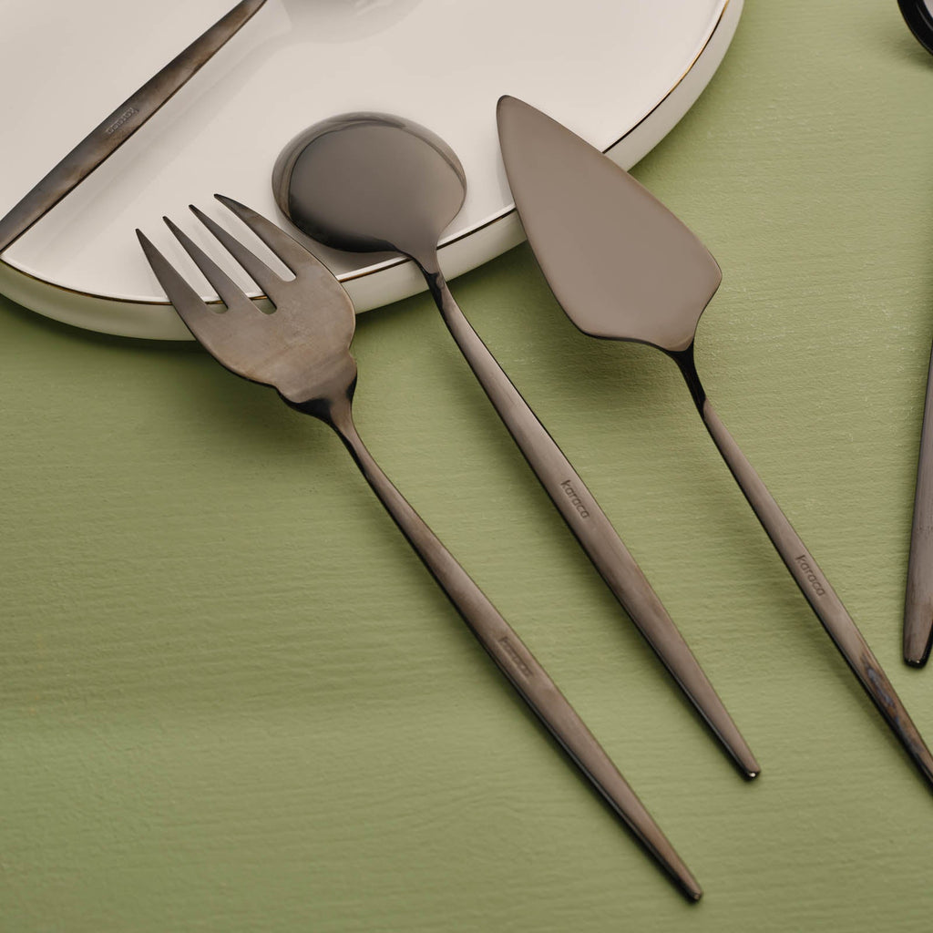 Service Set Karaca Orion Noir 7 Pièces