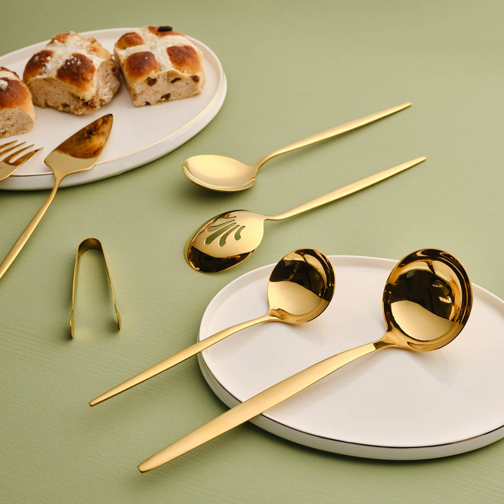 Service Set Karaca Orion Shiny Gold 7 Pièces