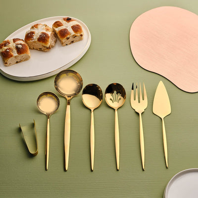 Service Set Karaca Orion Shiny Gold 7 Pièces