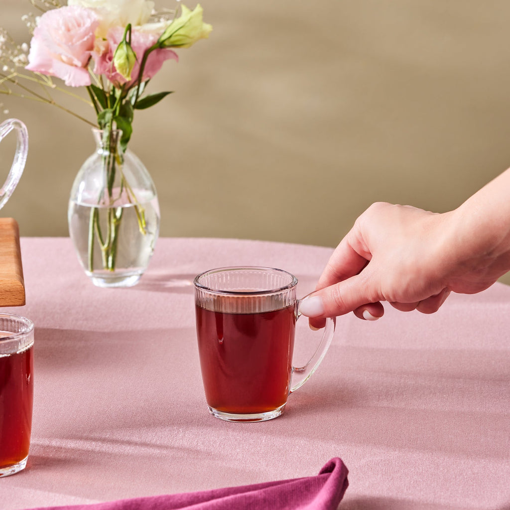 Karaca Edna Service de Tasses à Thé 6 Pièces