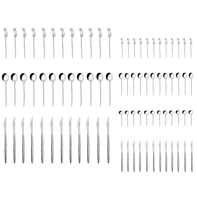 Set de couverts Karaca New Porto 12 personnes 84 pièces