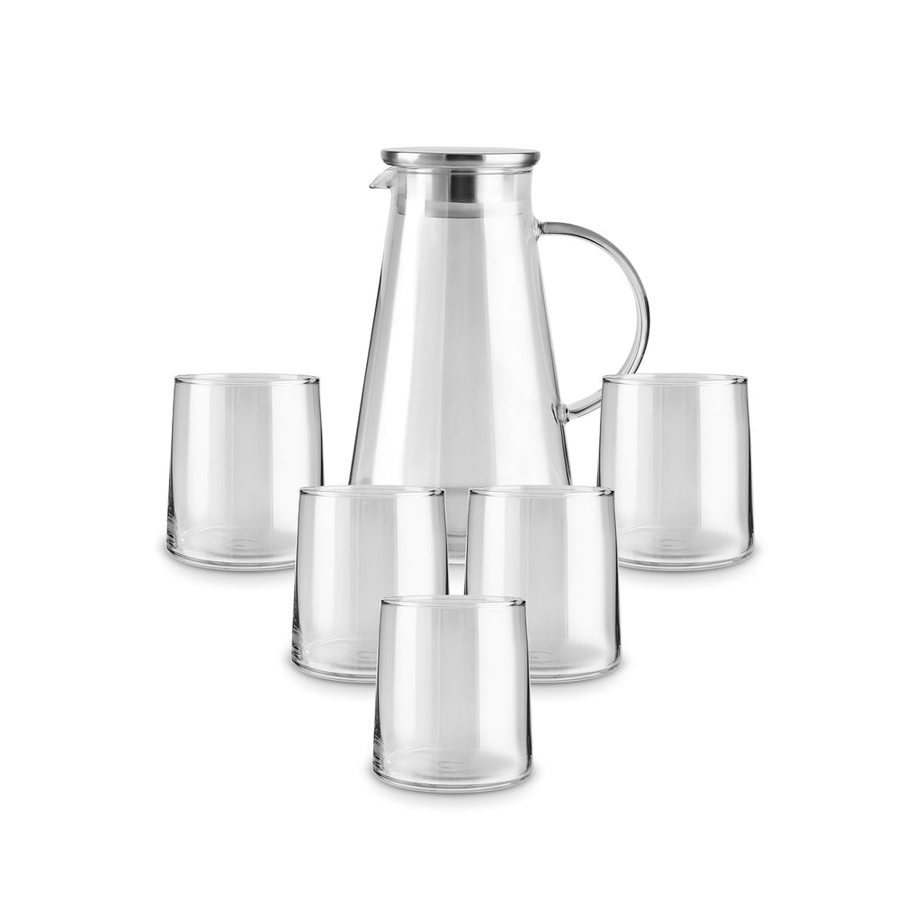 Karaca Serene Ensemble de 7 Verres, Anthracite