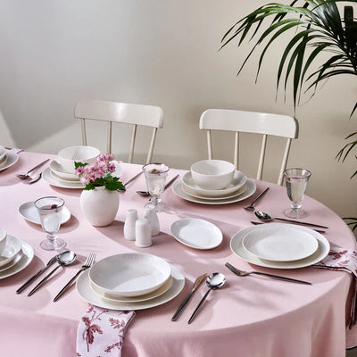 Ensemble de Vaisselle Karaca Forever Bone Artiste 53 Pièces Pour 12 Personnes