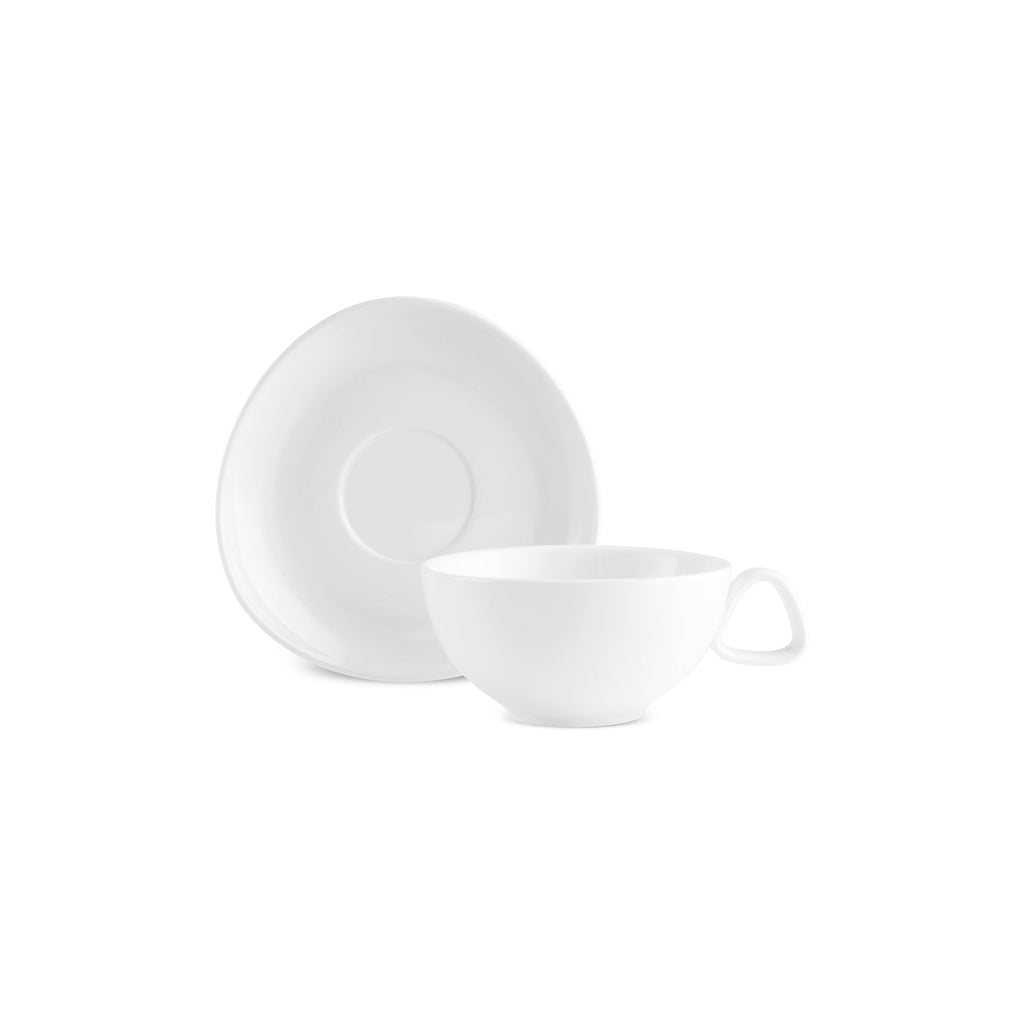 Karaca Stream Bone Middle Service Petit-Déjeuner 34 Pièces pour 6 Personnes – Blanc
