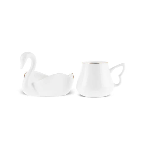 Service de tasses à café Karaca Schwan pour 6 personnes
