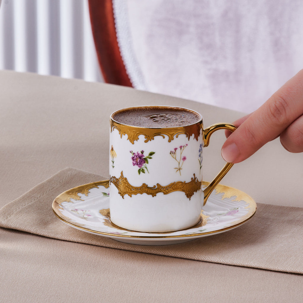 Karaca Bihter, Service de Tasses à Café pour 6 personnes, 90ML