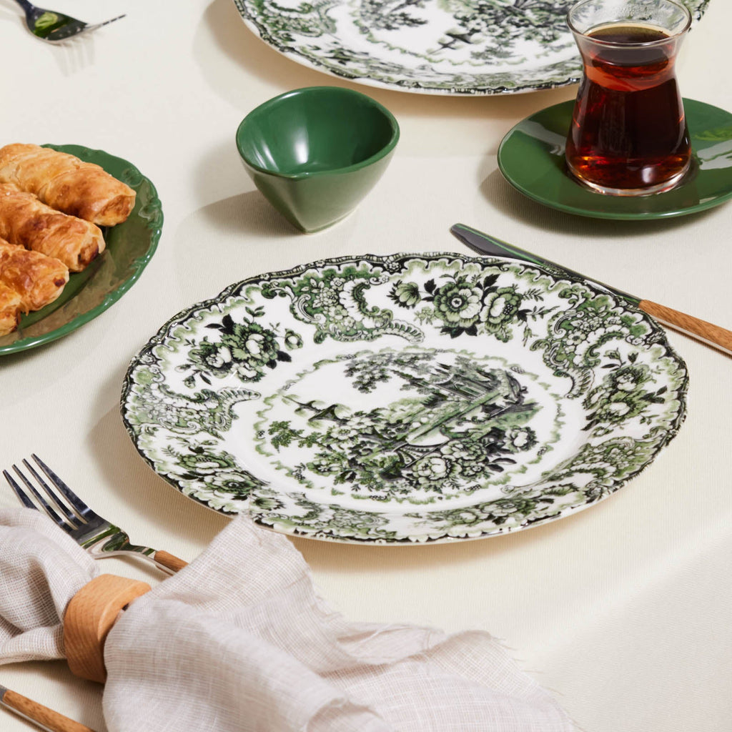 Karaca Forever Bone Vittoria, Service de petit-déjeuner 26 pièces pour 6 personnes