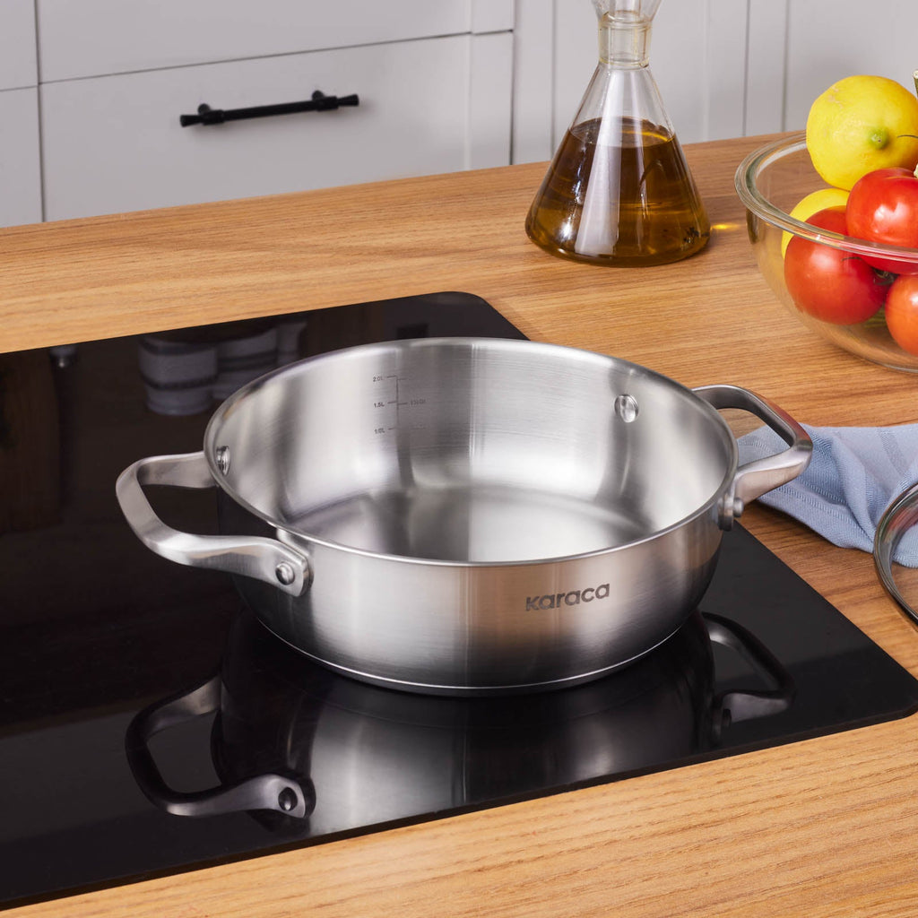 Karaca Elite, Casserole en Acier, 22cm