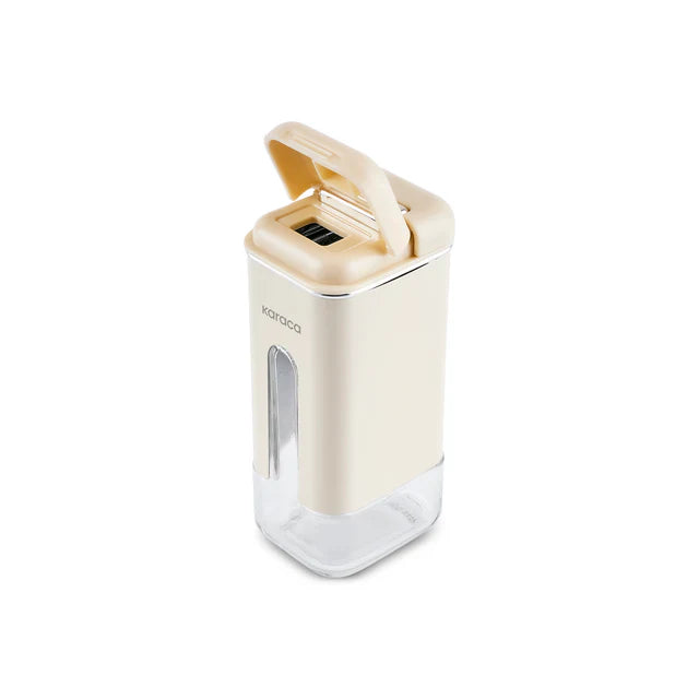Karaca Luminous, Ensemble de 3 pièces Salière et Poivrière, Crème