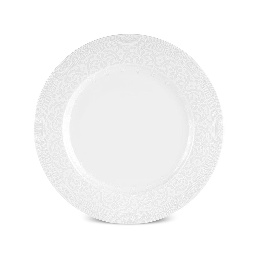 Karaca New Dome Service de vaisselle 24 pièces pour 6 personnes, Blanc