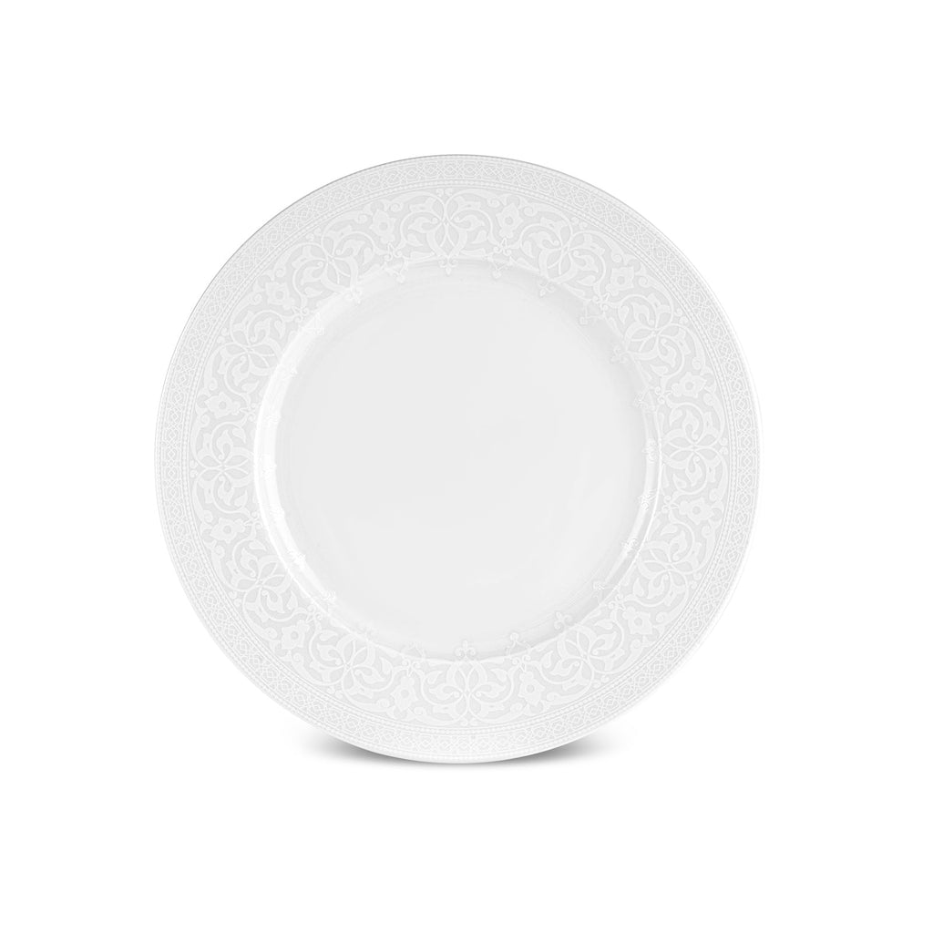 Karaca New Dome Service de vaisselle 24 pièces pour 6 personnes, Blanc