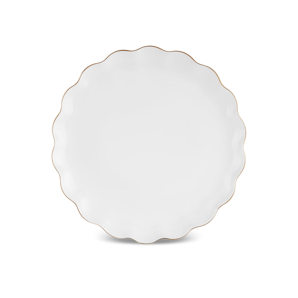 Karaca Fine Pearl Extra Shell Service de Table 55 pièces pour 12 personnes Or
