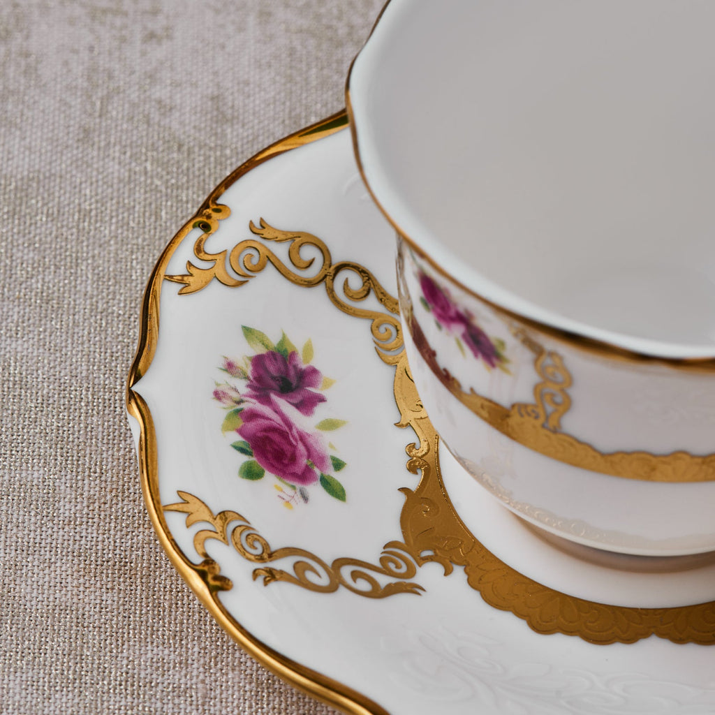 Ensemble de Tasses à Café Karaca Royal Bone Elizabeth pour 6 Personnes, 90 ml
