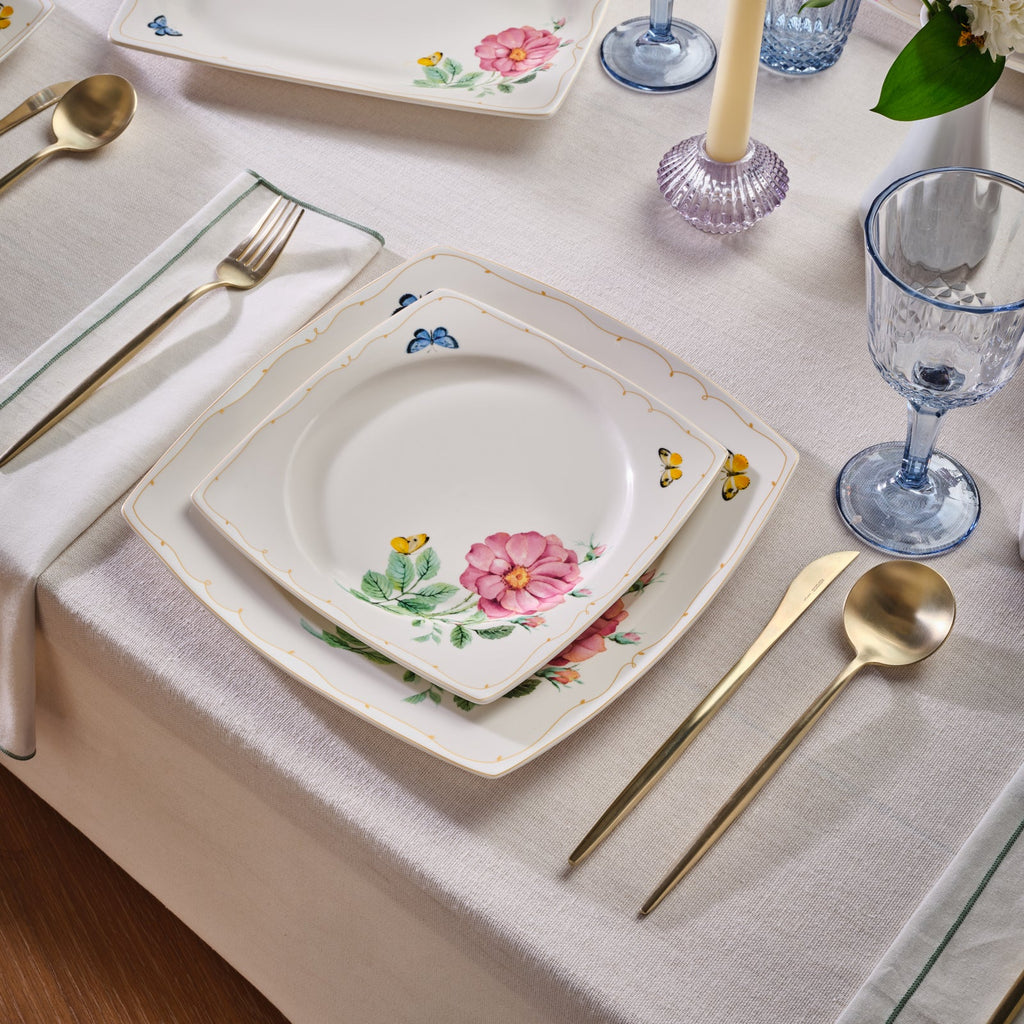 Service de table Karaca Square Bone Velora 53 pièces pour 12 personnes