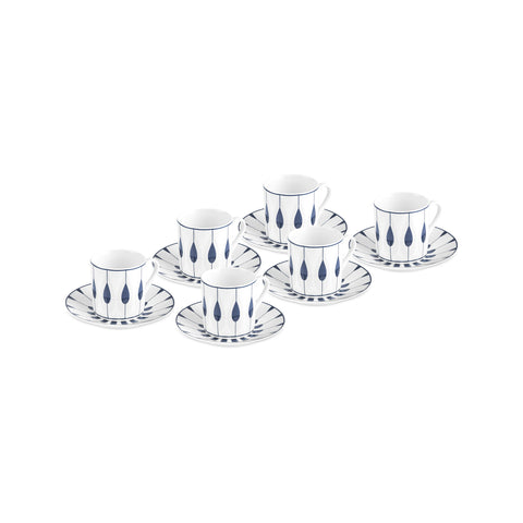 Karaca Ahenk pour 6 personnes Tasse à café, 80 ml