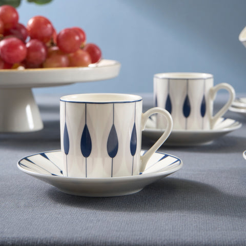 Karaca Ahenk pour 6 personnes Tasse à café, 80 ml