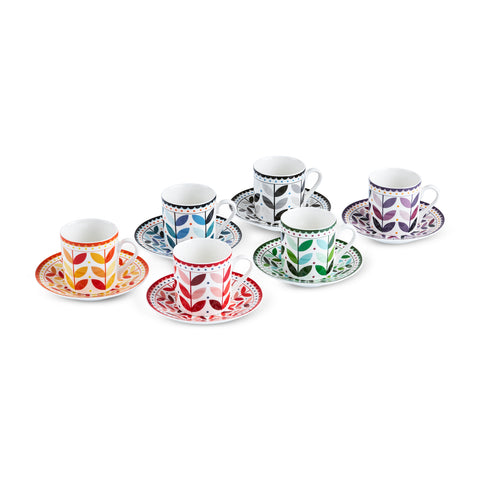 Service à café Karaca Tracy Gold, 6 personnes, 80 ml
