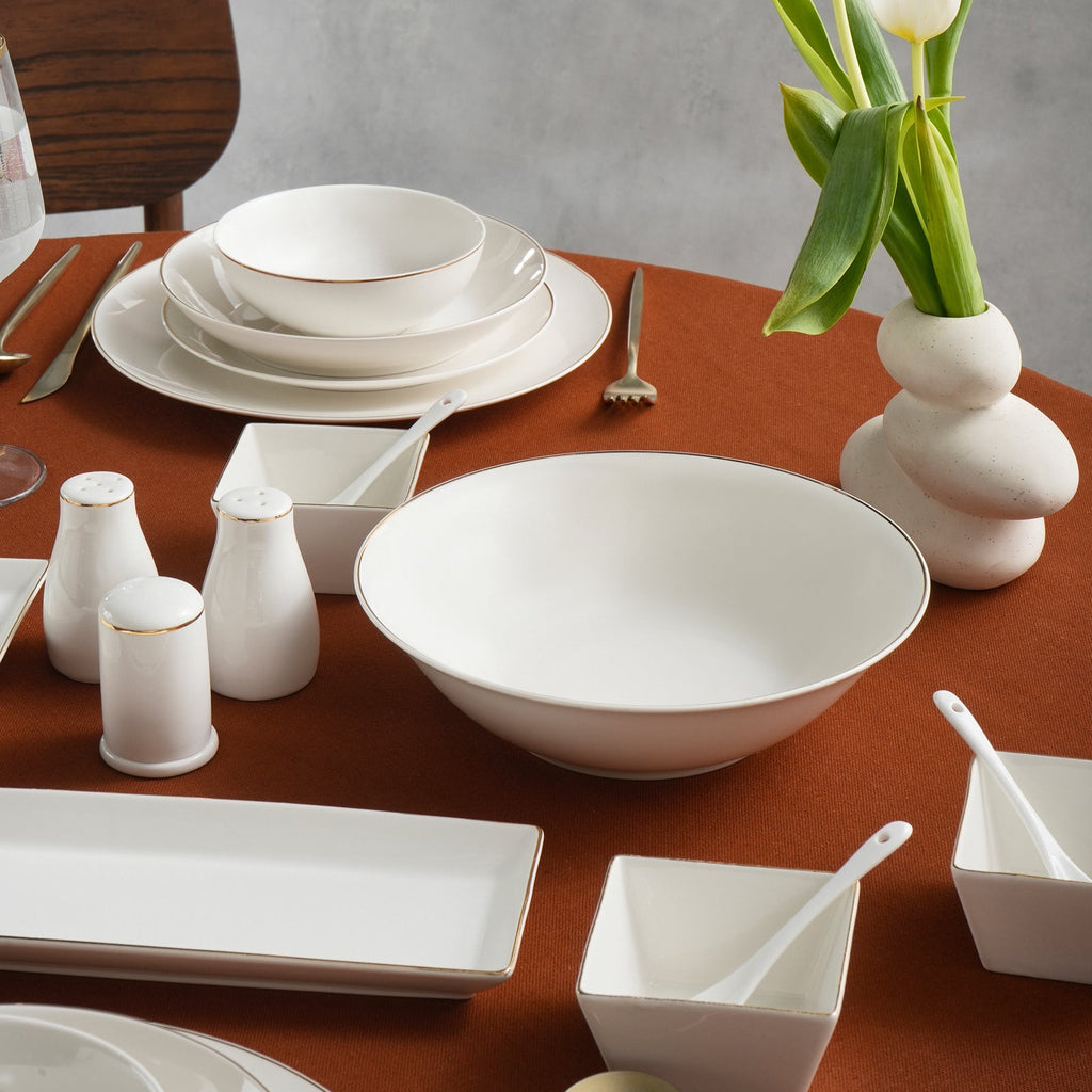Karaca Donatella Service De Table 70 Pièces Pour 12 Personnes – New Bone