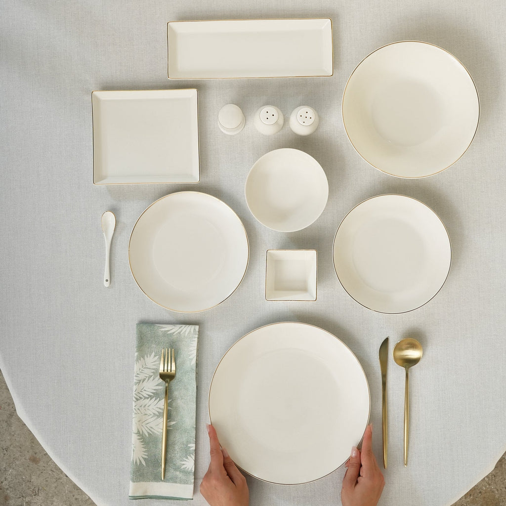 Karaca Donatella Service De Table 70 Pièces Pour 12 Personnes – New Bone