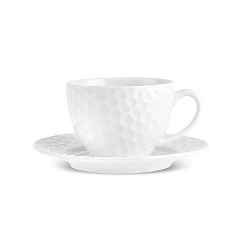 Service à thé Karaca Nora Embossed pour 6 personnes, 220 ml