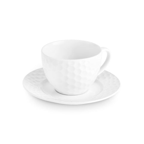 Service à thé Karaca Nora Embossed pour 6 personnes, 220 ml
