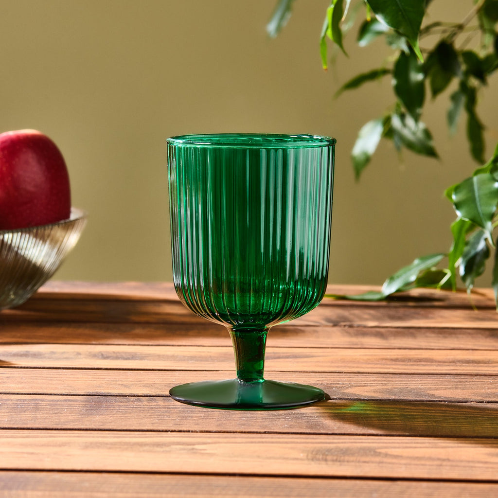 Karaca Zenith Verre à Vin, 350 ml, Émeraude