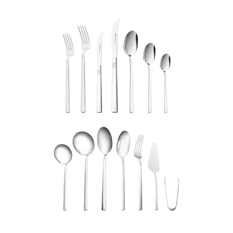Karaca Nil Elegance Service De Couverts 91 Pièces Pour 12 Personnes