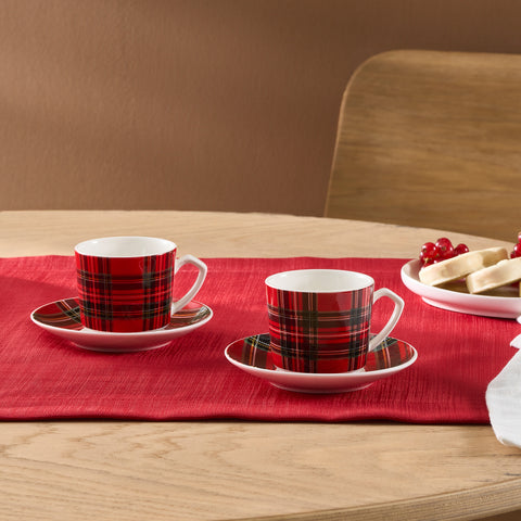 Set de tasses à café Karaca Ekose V2, 2 personnes, 80 ml