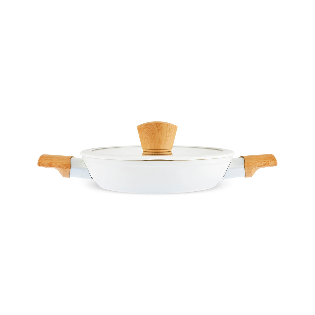 Karaca Swiss Crystal Almond, Set de 6 Casseroles Basses, Induction