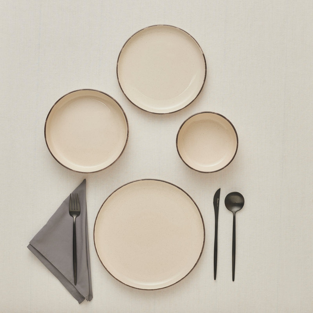 Karaca Monica Service 24 Pièces pour 6 Personnes, Beige