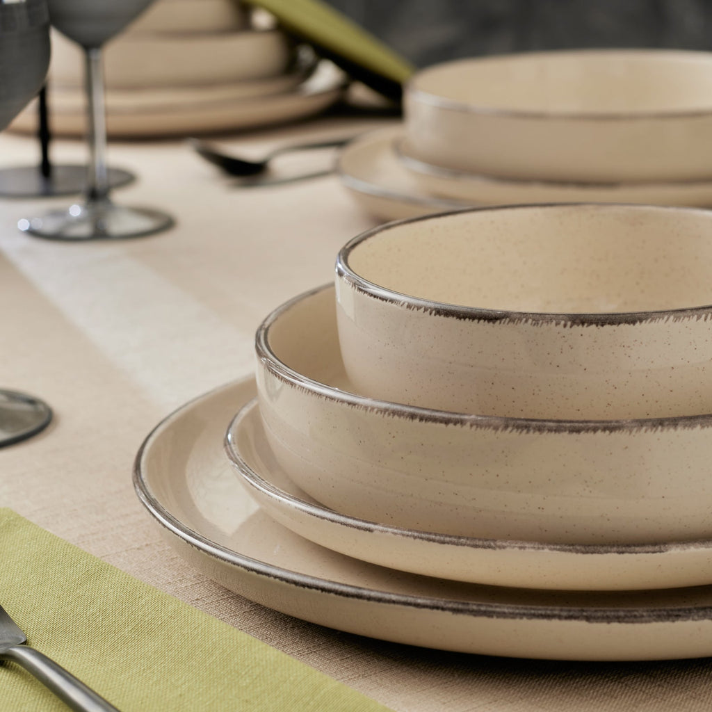 Karaca Monica Service 24 Pièces pour 6 Personnes, Beige