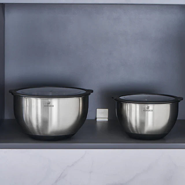 Set de bols mélangeurs Karaca Mixmaster – 2 pièces, inox