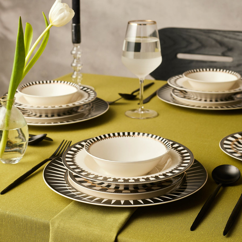 Service de table Karaca Elegance Bone Helsinki 24 pièces pour 6 personnes