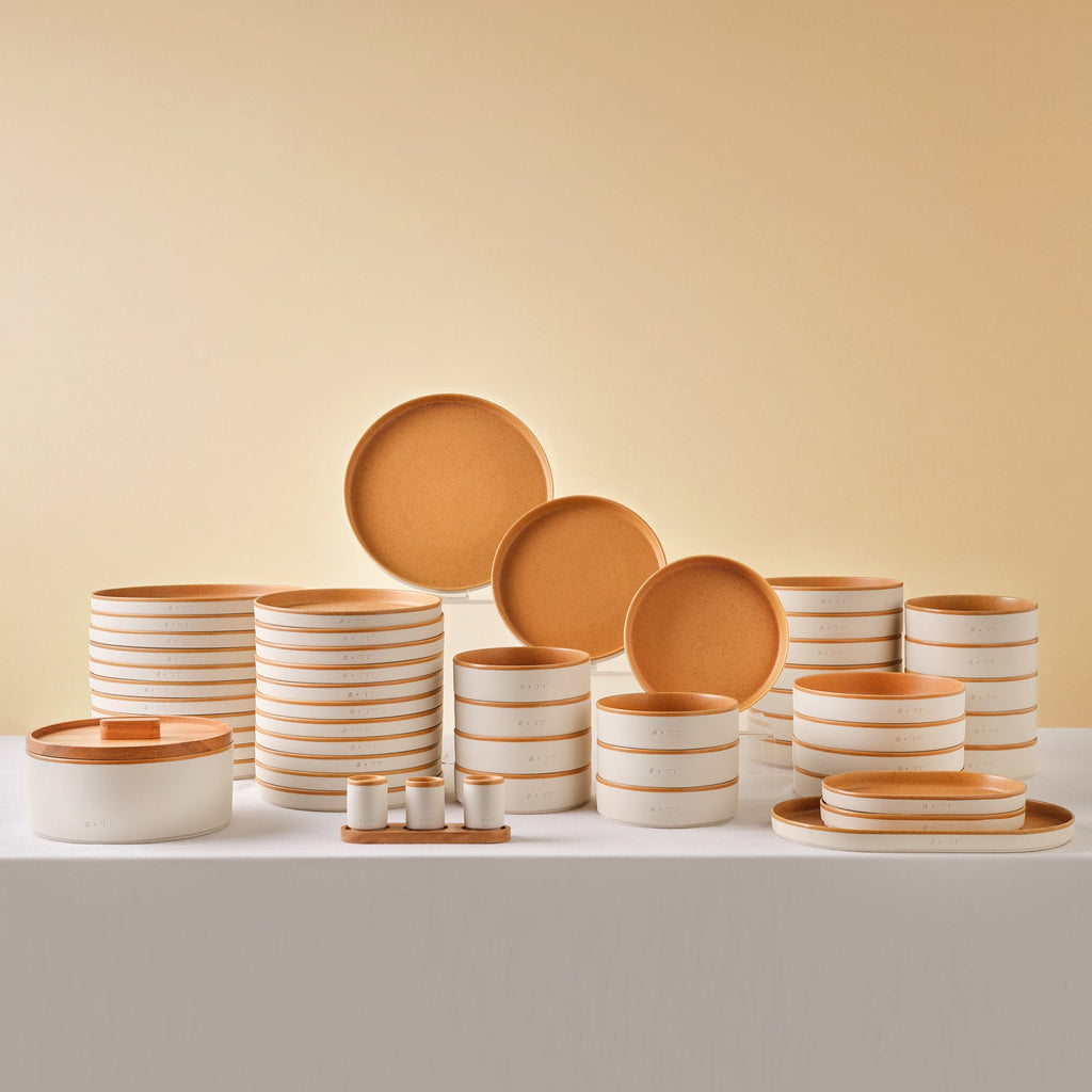 Karaca x Fatih Tutak Earth Collection Service de Table 57 Pièces pour 12 Personnes