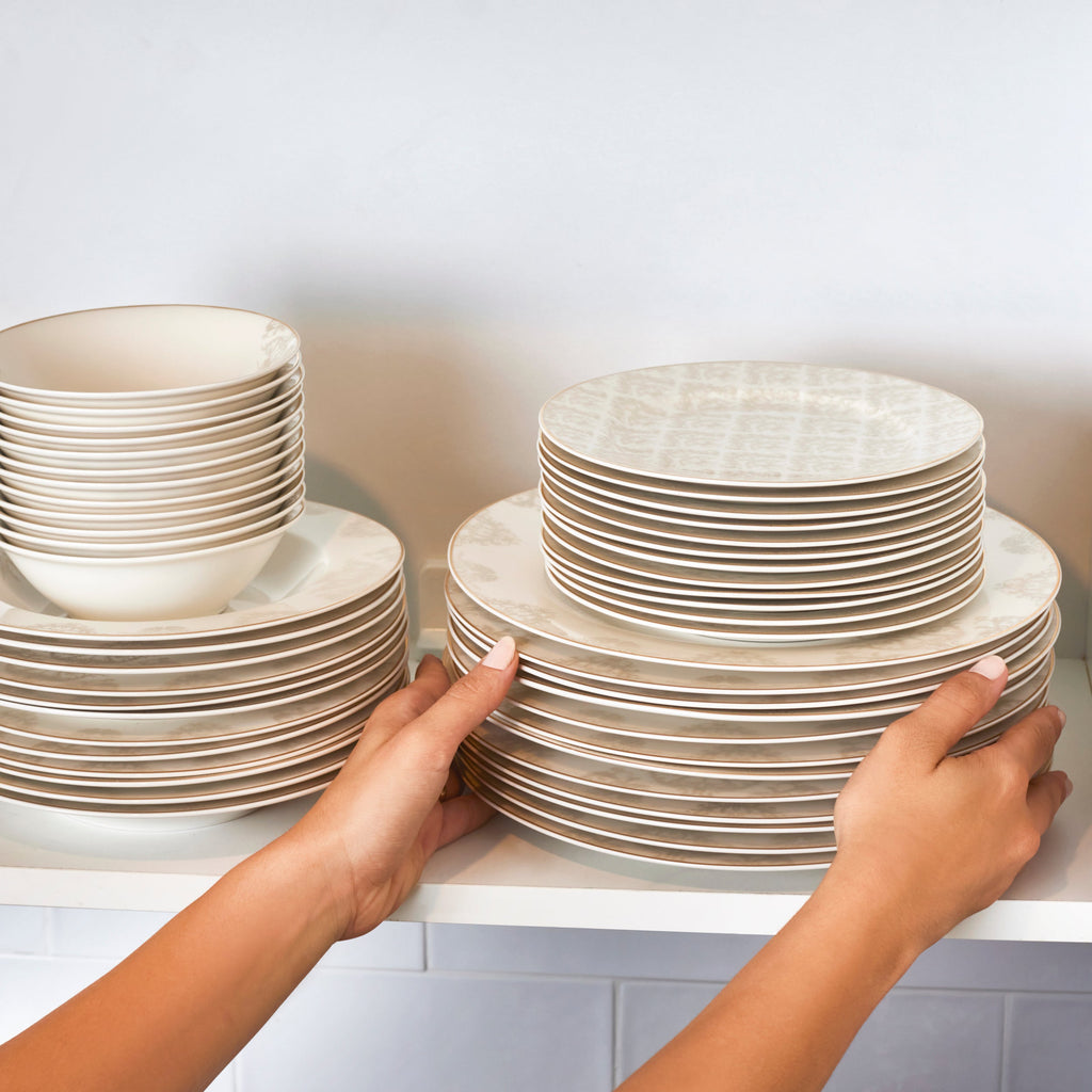 Service de Table Karaca Siena pour 12 Personnes, 53 Pièces, New Generation Bone