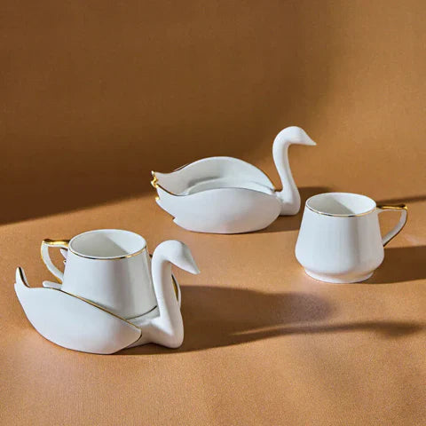 Service de tasses à café Karaca Schwan pour 6 personnes