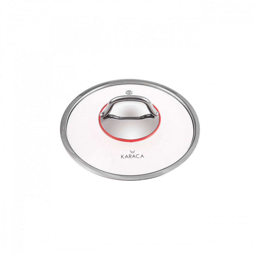 Batterie de cuisine Karaca Emirgan avec la base d’induction en acier, 6 pièces, taille moyenne