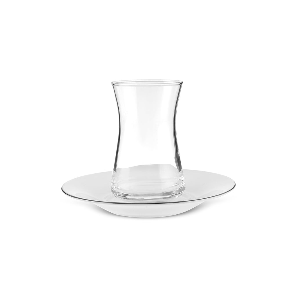 Set de Petit Déjeuner Karaca Fine Pearl New Fame pour 6 Personnes, 26 Pièces – Platine
