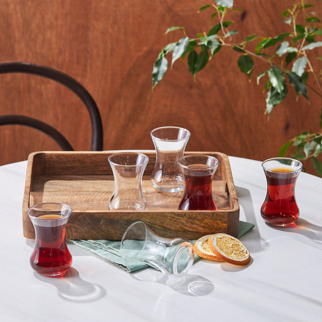 Karaca Vefa Verres à thé set de 6 Pièces