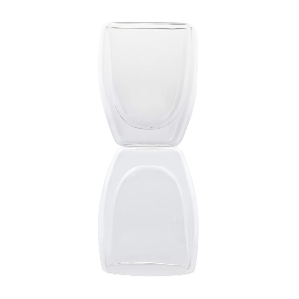 Tasses Karaca à double paroi en verre borosilicate, 2 pièces, 300 ml